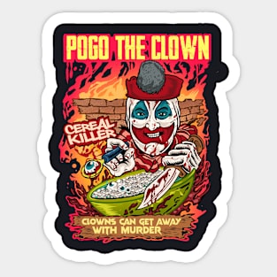 Pogo the clown Sticker